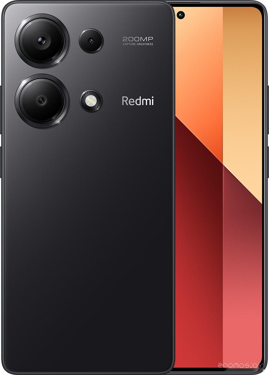 Купить Смартфон Xiaomi Redmi Note 13 Pro 12GB/512GB с NFC международная  версия (полуночный черный) в Гомеле, цена 1499.00