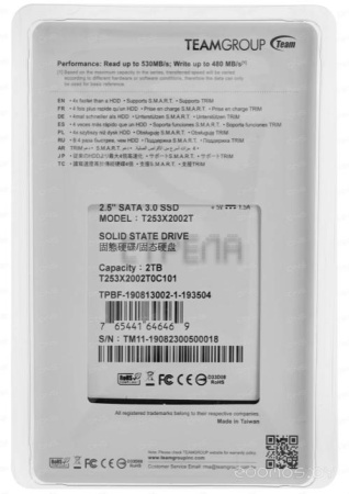 Жесткий диск Team Group T253X2002T0C101