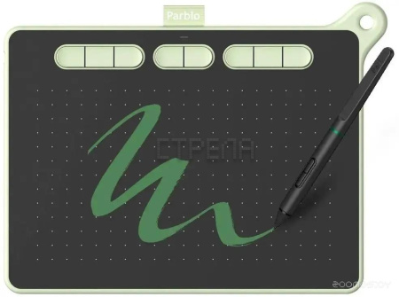 Графический планшет Parblo Ninos M (зеленый)