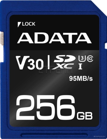 Карта памяти A-Data Premier Pro ASDX256GUI3V30S-R SDXC 256GB